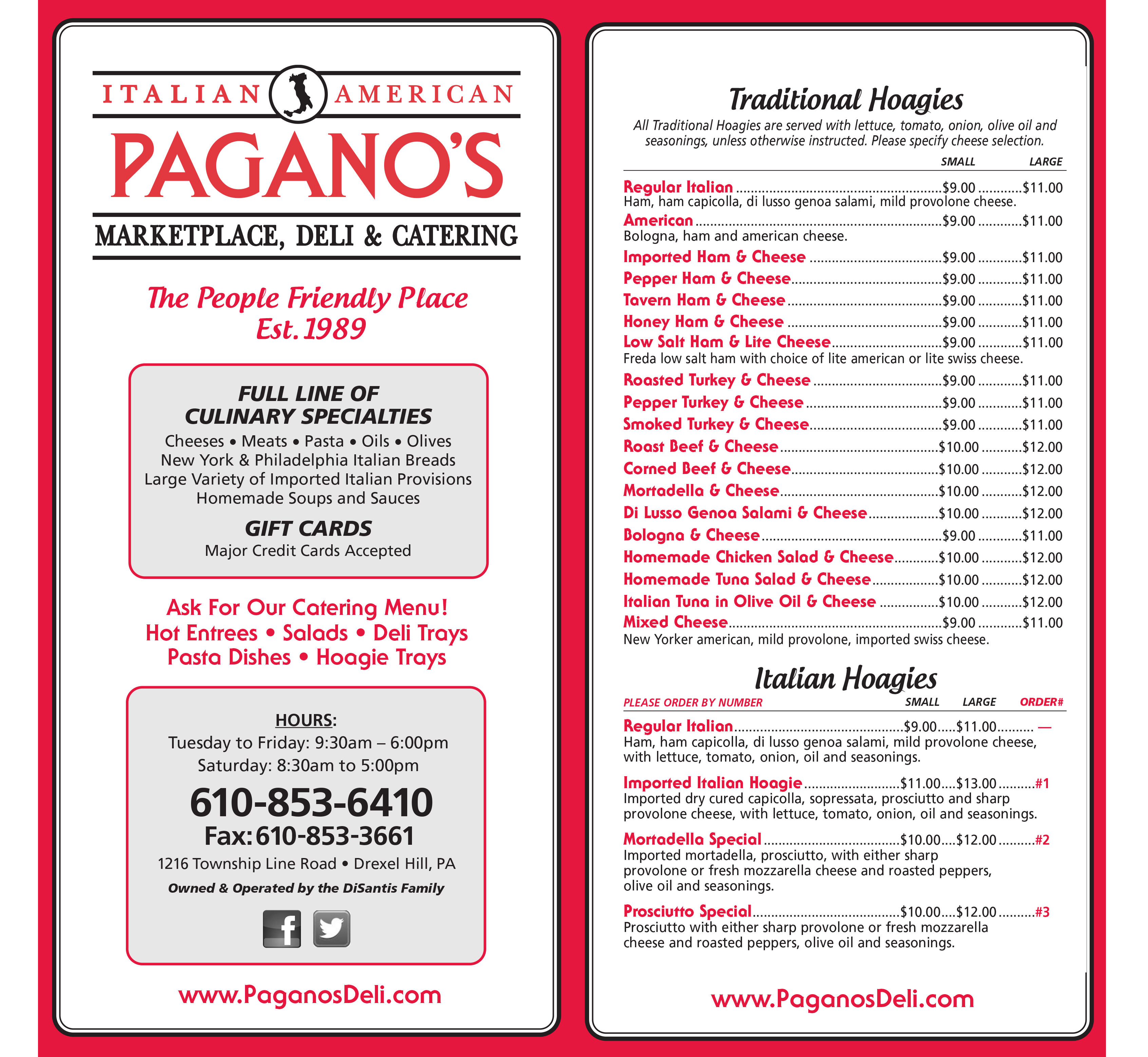 Pagano's  Upper Darby PA